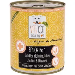 VEGDOG Veganes Hundefutter Senior Erbsen & Hirse