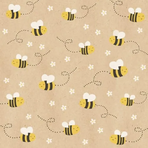 Servietten aus Recycling-Papier Just Bee Kleine Bienen Tiere Sommer 33x33cm 20