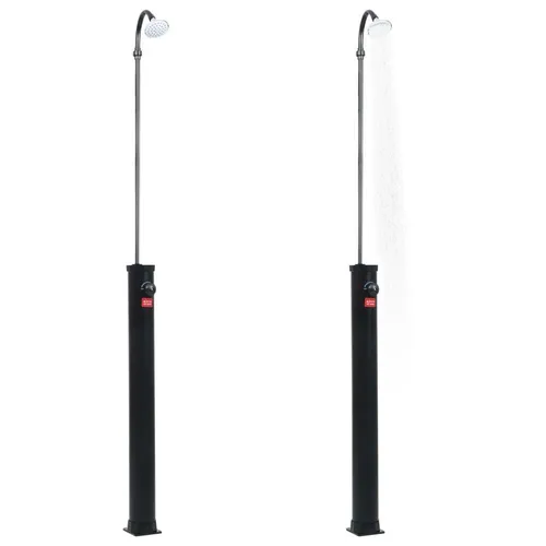 vidaXL Garten-Solardusche Schwarz 215 cm mit 8 L