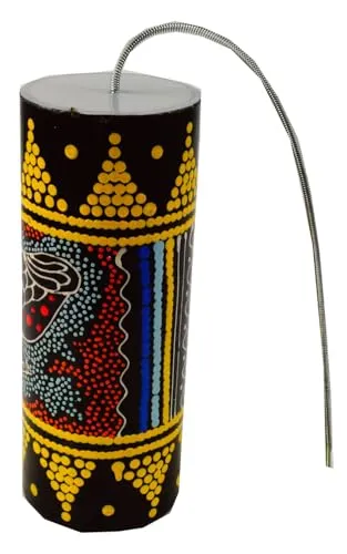 GURU SHOP Musikinstrument aus Holz, Musik Percussion Rhythmus Klang Instrument, Handgearbeitet - Gewittermacher, Donner 1, 20x8x8 cm