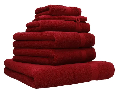 Betz Handtuch Set 6-TLG. Handtuch-Set Premium, 100% Baumwolle (6-St), Farbe Rubinrot