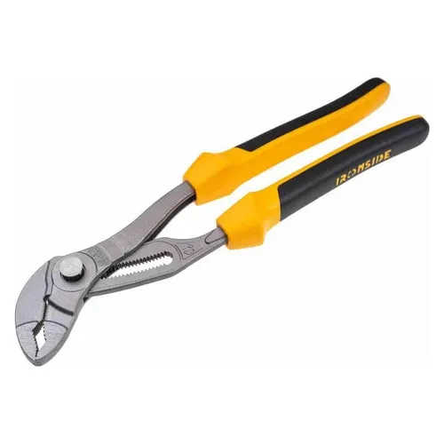 IRONSIDE Wasserpumpenzange 250mm - Vielseitig und robust - Zangen, 250mm Wasserpumpenzange mit Druckknopf für eine einfache Handhabung und optimale Greifkraft, ideal für Heimwerker und Profis.