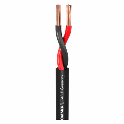 SOMMER CABLE SC MERIDIAN Mobile SP240 2 x 4,0mm² OFC Lautsprecherkabel schwarz
