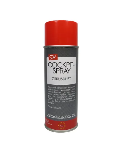 1x COCKPITSPRAY Citrone 400ml Cockpit Pflege Reiniger Citrusduft Zitrone