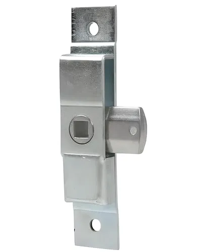 Gedotec Einreiberschloss EASY | 1 Stück - Türschließer | Schloss aus verzinktem Stahl 19x101 mm | Zungenverschluss inkl. Befestigungsmaterial | Metalltüren oder Schränken | für Außen- und Innentüren