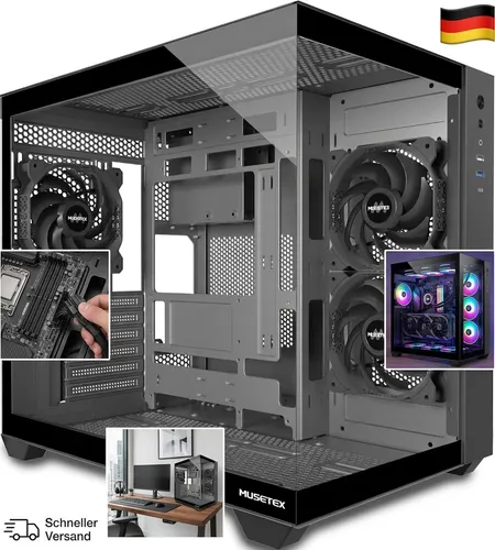 be quiet! Dark Base Pro 901 Black - PC-Gehäuse mit maximalem Airflow, 3x Silent Wings 4 PWM Lüfter für nahezu unhörbaren Betrieb und ARGB-Beleuchtung