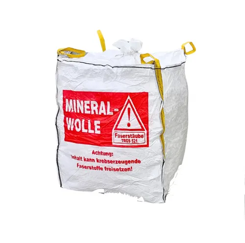 Big Bag Transportsack Gewebesack Entsorgung Dämmwolle Glaswolle Mineralwolle KMF