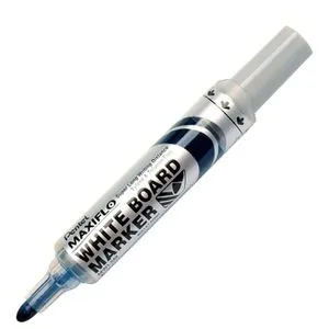 Pentel MWL5M-CO Whiteboard Marker - Maxiflo mit Pumpsystem, 2.5 mm Rundspitze, langlebig und bis zu 3x längere Schreibleistung
