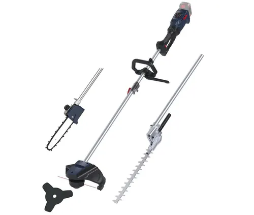 Güde Multifunktionswerkzeug Freischneider Trimmer Heckenschere Astkettensäge GPS