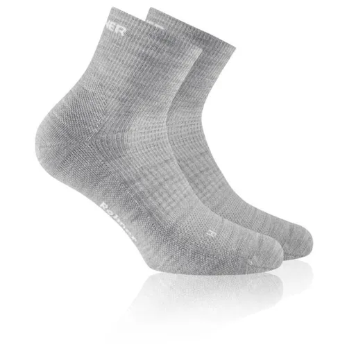 Rohner - Dynamic Merino Quarter L/R - Wandersocken 39-41 | EU 39-41 grau