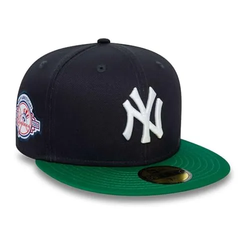 New Era Team Colour 59FIFTY Cap NEW YORK Black Green | Größe 7 1/2 | 60cm - Stylische New Era Cap in Schwarz-Grün, ideal für Fans des New York Teams. Perfekte Passform und hochwertiger Tragekomfort für jeden Anlass.