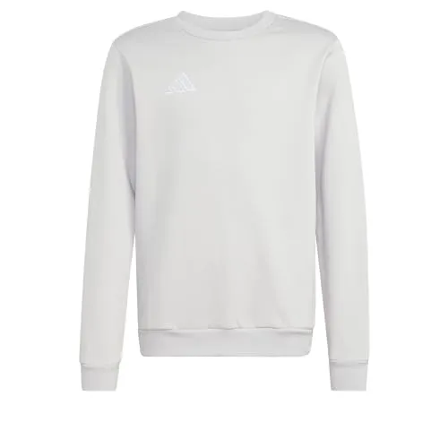adidas Unisex Kinder Entrada26 Sweat Top, Team Light Grey/White, 5-6 Jahre - Stylisches Sweat Top für Kinder in Team Light Grey/White, ideal für Freizeit und Sport. Hoher Tragekomfort und pflegeleicht – perfekt für aktive Kids.