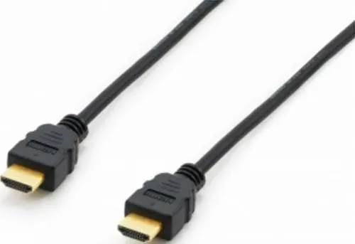 Equip HDMI Anschlusskabel HDMI-A Stecker 1.80m Schwarz 119350 4K UHD, vergoldete Steckkontakte HDMI-Kabel