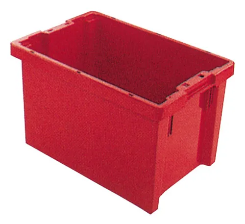 LA KA PE Drehstapelbehälter 65 Liter - Gelb - Praktischer Drehstapelbehälter mit 65 Litern Volumen, ideal für Lagerung und Transport von Waren. Robuste Bauweise und platzsparend stapelbar.