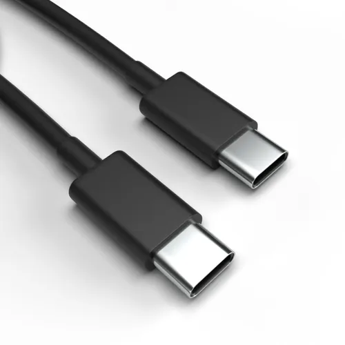 USB-C Ladekabel für Motorola Moto Edge 30 Schwarz 50 cm Handy Schnellladekabel Datenkabel