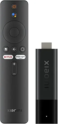 Mi TV Stick 4K, tragbarer Streaming-Content-Player, 2 GB RAM, 8 GB interner Speicher, Android 9.0, integrierte Fernbedienung