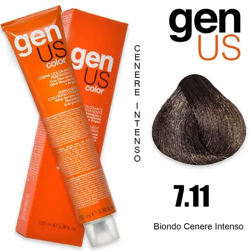 Tönung Haare 7.11 Genus Permanente Blond Asche Intensive 100ml