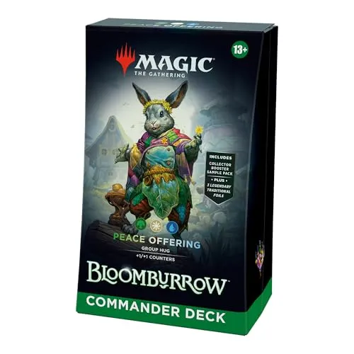 Magic: The Gathering Bloomburrow-Commander-Deck – Friedensangebot - Sammelkartenspiel: Entdecke 10 neue Commander-Karten und erlebe epische Multiplayer-Schlachten mit putzigen Tieren und strategischen Spielzügen!