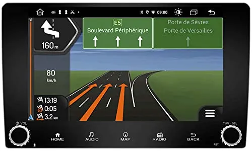 VN940-4G V4 - 1-DIN Smart Naviceiver - Car-Multimedia-System mit 22,8 cm Touchscreen, Octa-Core Prozessor und ACC-Funktion für Betrieb ohne Zündung, ideal für modernes Infotainment im Auto.