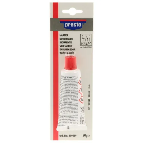 presto Härter, Spachtelmasse Härter rot geblistert 50 g 600269