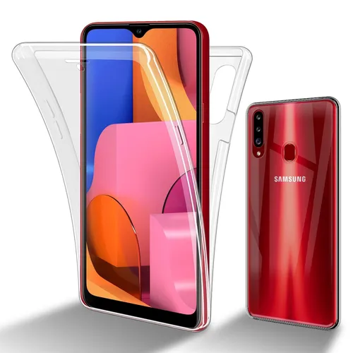 Hülle für Samsung Galaxy A20s Handy Case Cover Fullcover Display Schutzhülle