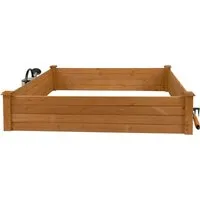 needs&wants® Hochbeet Umrandung aus Holz XL für Garten und Terrasse - Hochbeete aus robustem Tannenholz, ideal für Gemüse, Kräuter und Blumen. Mit 300l Volumen und umweltfreundlicher Lasur – perfekt für Gartenliebhaber!