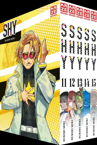 SHY – Band 11-15 im Sammelschuber - Action & Martial Arts Mangas, exklusive Sammlung mit spannenden Geschichten und einzigartigem Sammelschuber für Fans und Sammler.
