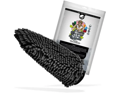 Nuke Guys Waschhandschuh Nuke Guys - Chenille Waschhandschuh, Fahrzeugwäsche - Waschschwamm - Zottel - Autopflege - Motorradpflege