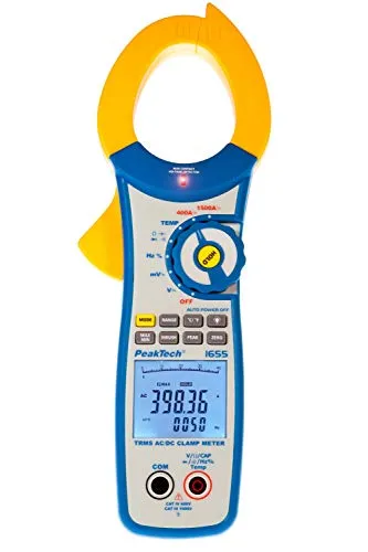 PeakTech P1655 – 1500A AC/DC Stromzange mit True RMS