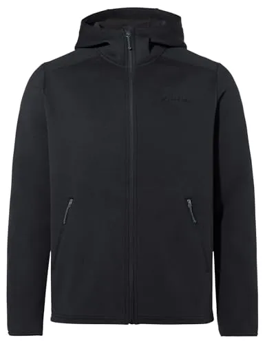 Vaude Idris Fleece Hoody - Fleecejacke XXL schwarz - Vielseitiger Fleece-Hoodie in Schwarz, Gr. XXL mit Kapuze und Stretch für maximalen Komfort. Ideal für Reisen und Wandern. Hergestellt aus 100% recyceltem Polyester.