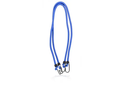 alca Zurrgurt Gepäckspanner 2 St. 80cm blau Spanngurte Haken verstellbar & dehnbar (2-St)