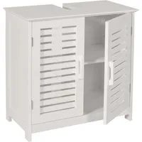 MCW Waschbeckenunterschrank, Weiß 60x60x30 cm