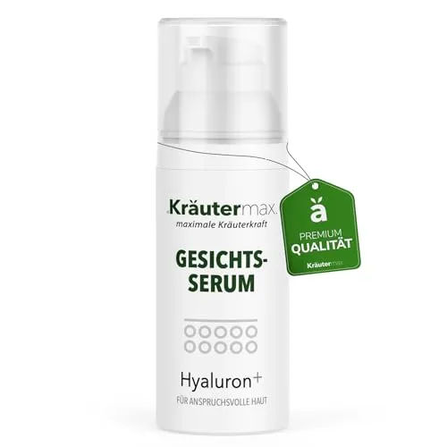 Hyaluron Gesichtsserum Serum Hochkonzentriert für Gesicht Ohne Duftstoffe 1 x 30 ml