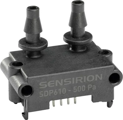 Sensirion 1-100759-02 Drucksensor - Dynamischer Differenzdrucksensor mit digitaler I²C Schnittstelle, misst Druckdifferenzen bis <10 Pa. Ideal für Medizinaltechnik, Heizung und Industrieanwendungen.