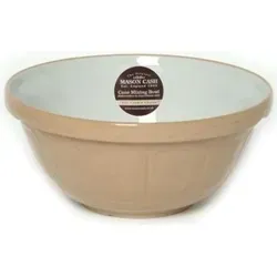 Mason Cash Rührschüssel in Hellbraun - 2 l - Schalen & Schüsseln, aus hochwertigem Steingut mit strukturierter Oberfläche, ideal für das Backen und Kochen in der heimischen Küche.