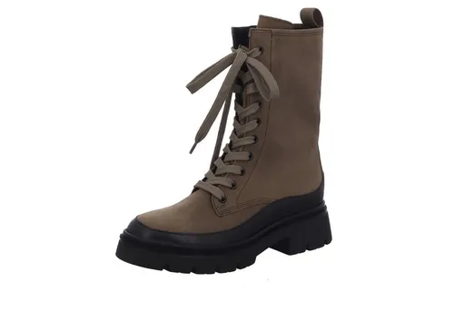 Gabor Damen Biker Boots - Wanderschuhe mit Wechselfußbett, ideal für Übergangszeit und bequemes Tragen dank flauschigem Innenfutter und Blockabsatz.