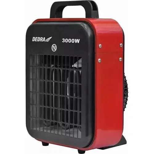 Dedra DED-9921B elektrinis šildytuvas su apsauga nuo perkaitimo 3 kW (naujas modelis) (3000 W) (DED9921B)