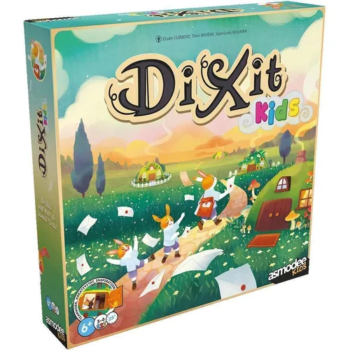 Asmodee Dixit Kids - Space Cow Kinderspiel für 3-6 Spieler - Entdeckt die Fantasie mit Dixit Kids: Ein kooperatives Spiel für Kinder ab 6 Jahren. Wunderschöne Illustrationen und spannende Spielzeit von 25 Minuten sorgen für kreativen Spielspaß.