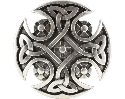 BELTINGER Gürtelschnalle Keltischer Knoten 4,0 cm - Buckle Gürtelschließe 40mm - LARP- und Mitt (1-St)