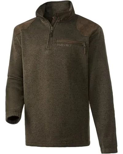 Parforce Jagdtroyer Eifel Oliv L - Funktionsjacken, warm und strapazierfähig mit weicher Fleece-Innenseite für optimale Wärmeisolierung und robusten Außenseite für Langlebigkeit.