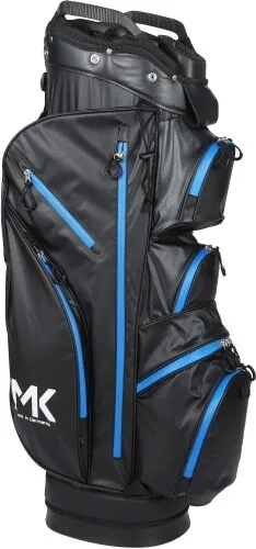 MK Golf Equipment Solid Tour Trolleybag Blau - Wasserdichte Golftasche - Trolleybag für Golf, wasserdicht und extrem leicht. 14-teiliges Oberteil mit Trennwänden und 10 Taschen für Zubehör. Ideal für den Einsatz auf dem Golfplatz oder im Club.