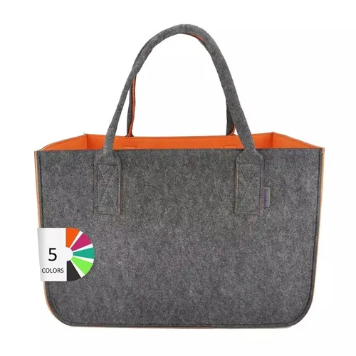 IDEA HOME Filztasche Shopper Groß in orange von LEVIATAN-POLIGRAFIA