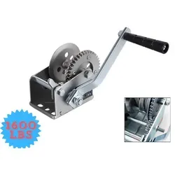 Handwinde mit Stahlseil und automatischer Bremse