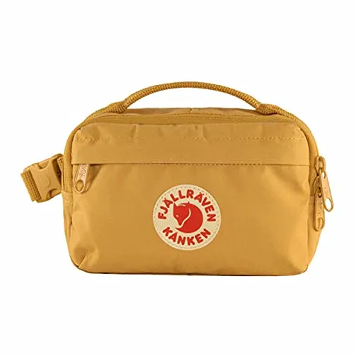 Fjällräven Kanken Hip Pack Hüfttasche - Gelb, One Size - Gürteltaschen, stylische und praktische Hüfttasche mit viel Stauraum für Freizeit und Abenteuer.
