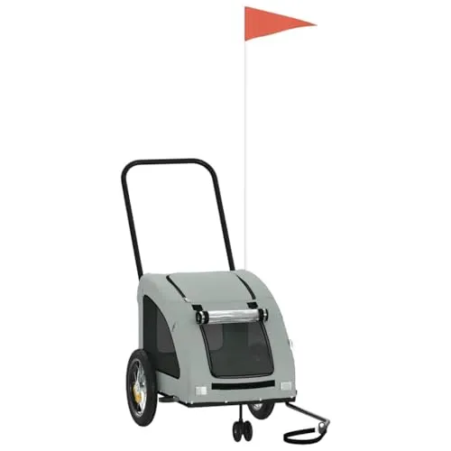 Produktbild Fahrradanhänger Hunde Grau