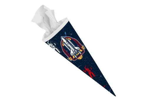 itenga Schultüte itenga Schultüte Zuckertüte 70cm rund Weltraum Fil