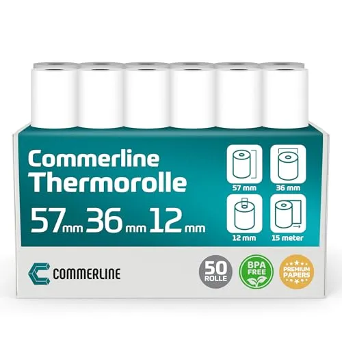 Kassenrollen von Commerline