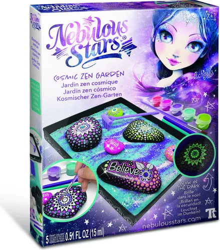 Nebulous Stars - Kosmischer Zen-Garten - Experimentierkästen für kreative Köpfe: Kombiniere Steinmalerei mit einem japanischen Zen-Garten und kreiere täglich neue Galaxie-Effekte im Dunkeln.