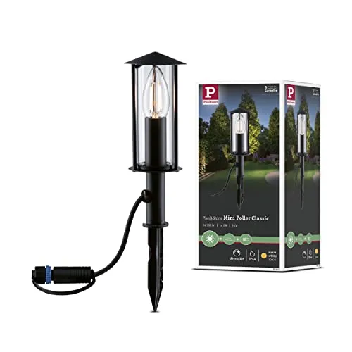 Paulmann Mini Poller Classic - 160 lm, E14, IP44, wetterfest und ideal für Gartenwege oder Terrassenbeleuchtung