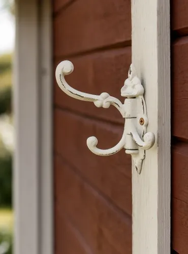 Garderobenhaken 3er drehbar Gartengeräte Wandhaken Haken Werkzeug Mehrzweckhaken